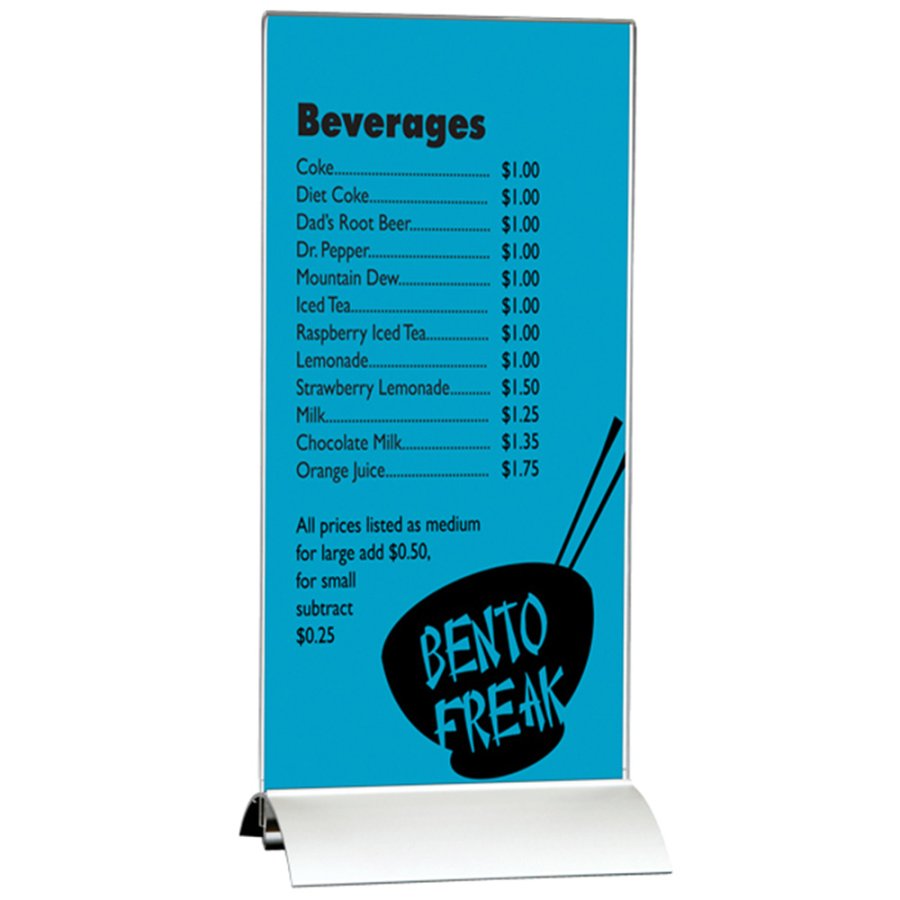 Swing Wing Menukortholder vertikal - M65 Flyer - 9.9x21 cm