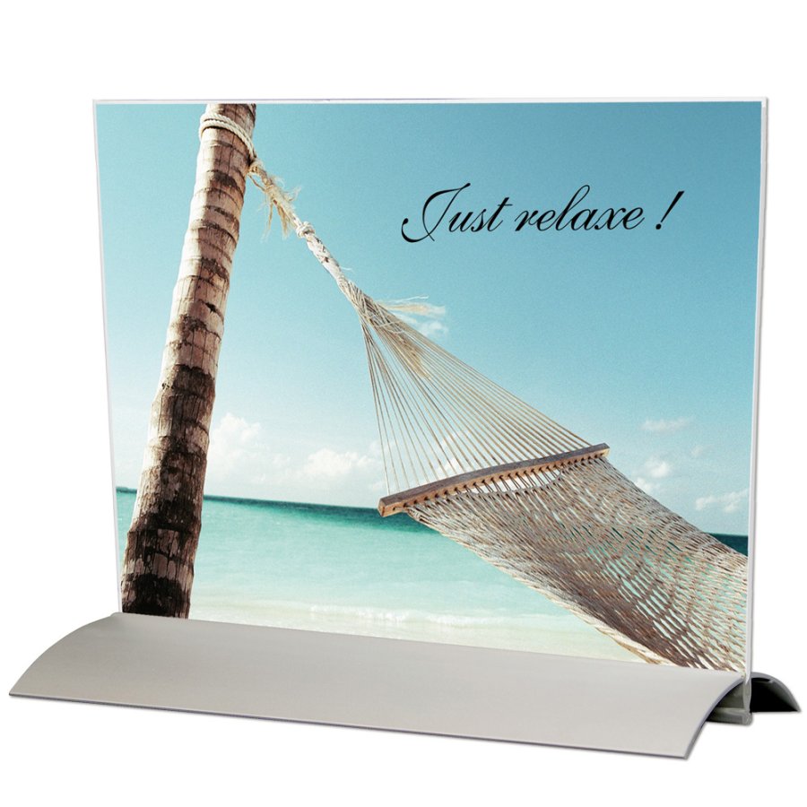 Swing Wing Menukortholder horisontal - A4 - 21x29.7 cm