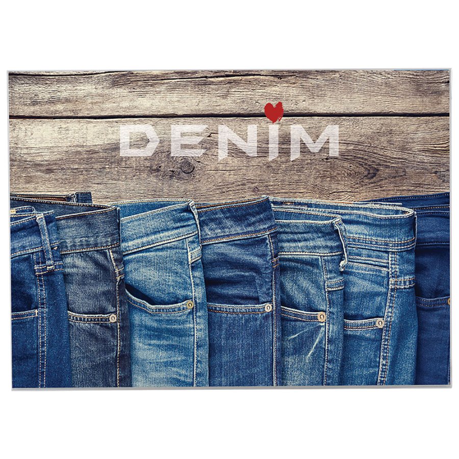 Window U-pocket, dobbeltsidet A4 - horisontal