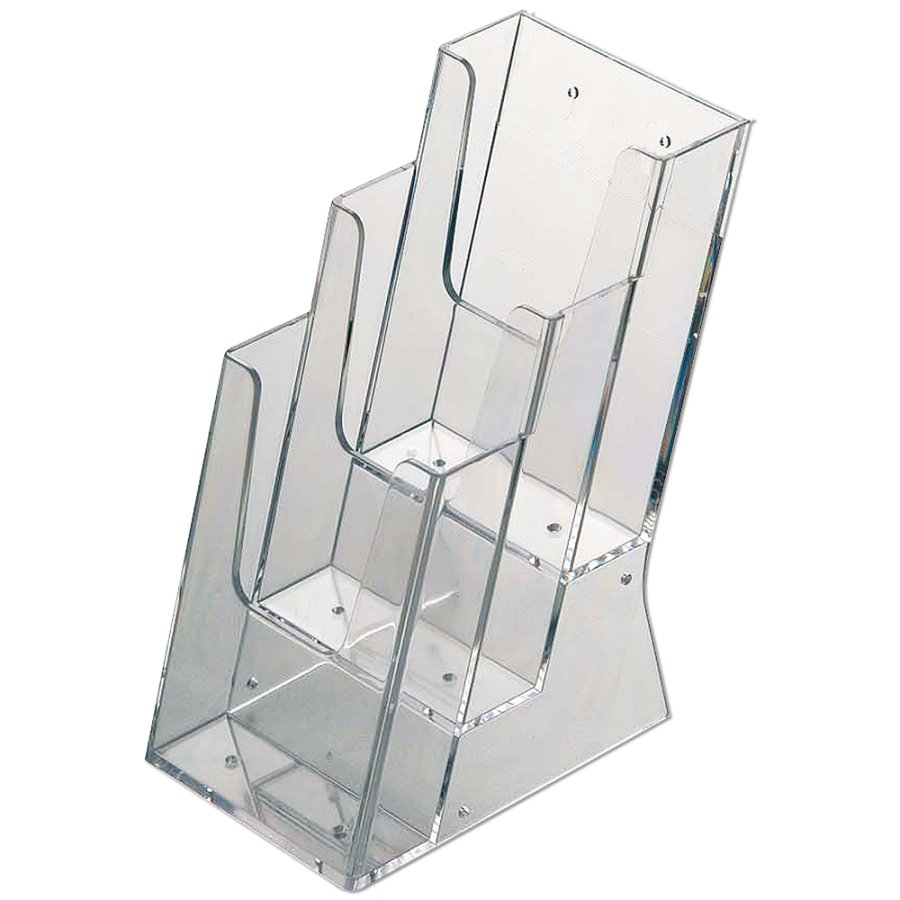 Multi Dispenser, akrylbrochureholder - 3 x M65