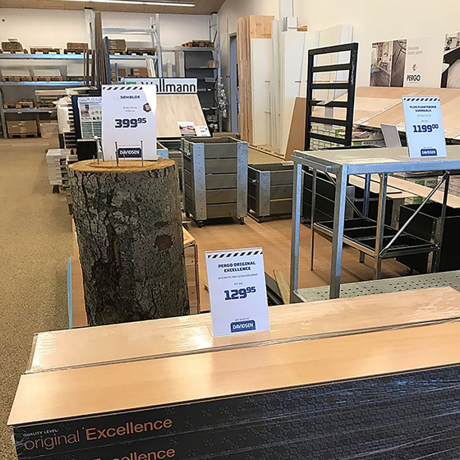 L - Menukortholder vertikal - A5 - 14.8 x 21 cm