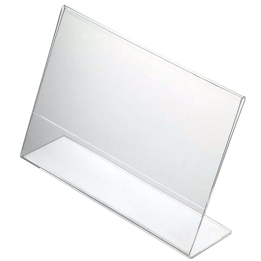 Skilteholder, L-formet horisontal, A3 - 29,7 x 42 cm