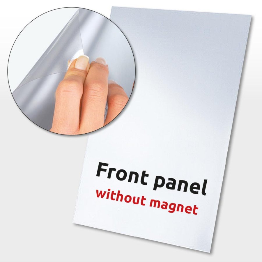 PET frontplade u/magnet A3 (33x45 cm) - antireflex - 0,4mm