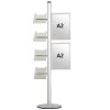 Infostander, MultiStand, enkeltsidet, 4 A4 hylder, 2 slide-in rammer, A2 - 42 x 59,4 cm #2