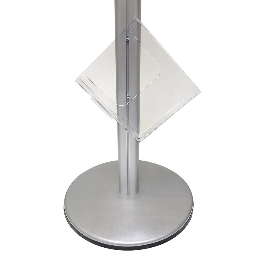 Multistander brochureholder, enkeltsidet - 8xA4 - 21x29.7 cm