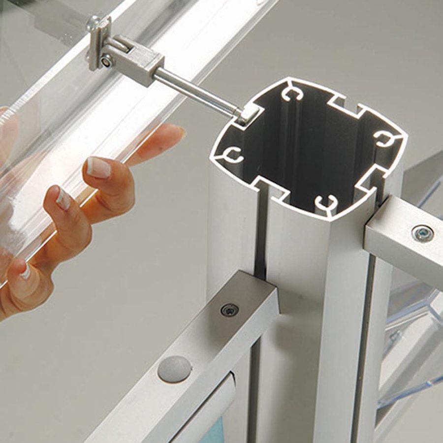 Multi stander 4 kanaler 190cm Stang + Fod + Top