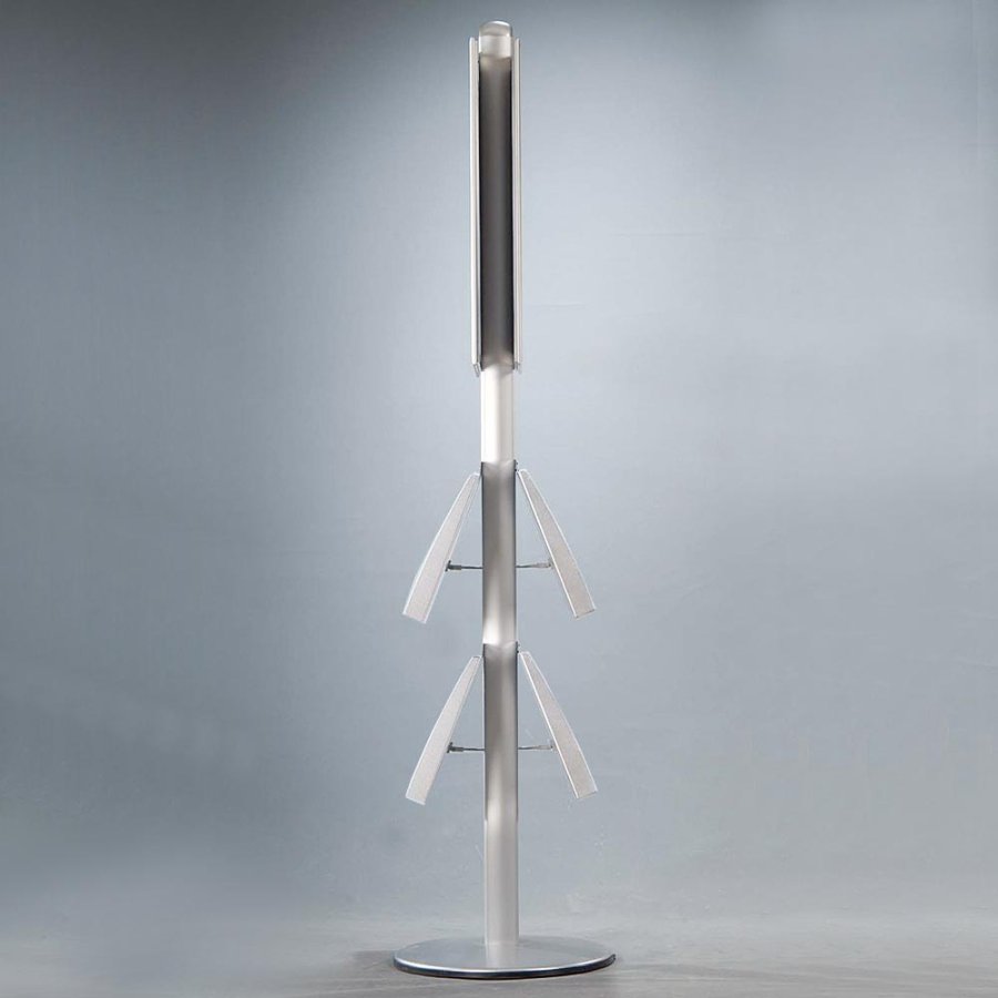 Multi Stander 4 - Dobbeltsidet Med 2 Akrylhylder 25mm 2 x 50x70cm