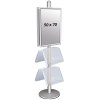 Multi Stander 4 - Dobbeltsidet Med 2 Akrylhylder 25mm 2 x 50x70cm #2