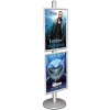 Infostander, MultiStand, enkeltsidet 2 x klikramme, 60 x 85 cm #1