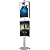 Infostander, MultiStand, dobbeltsidet, 4 x klikrammer, B2 - 50 x 70 cm #1