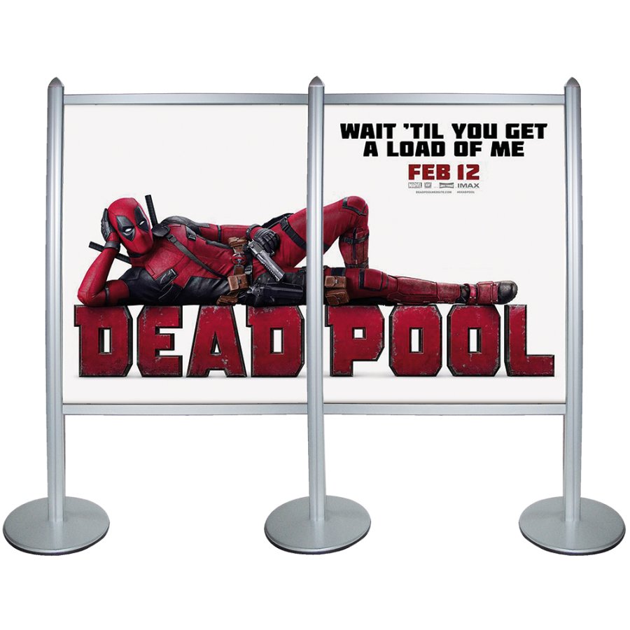 Multi Stander Banner V&aelig;g - Dobbeltsidet