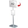 Infostander, Mini MultiStand, enkeltsidet, akrylholder og klikramme, A2 - 42 x 59,4 cm #2