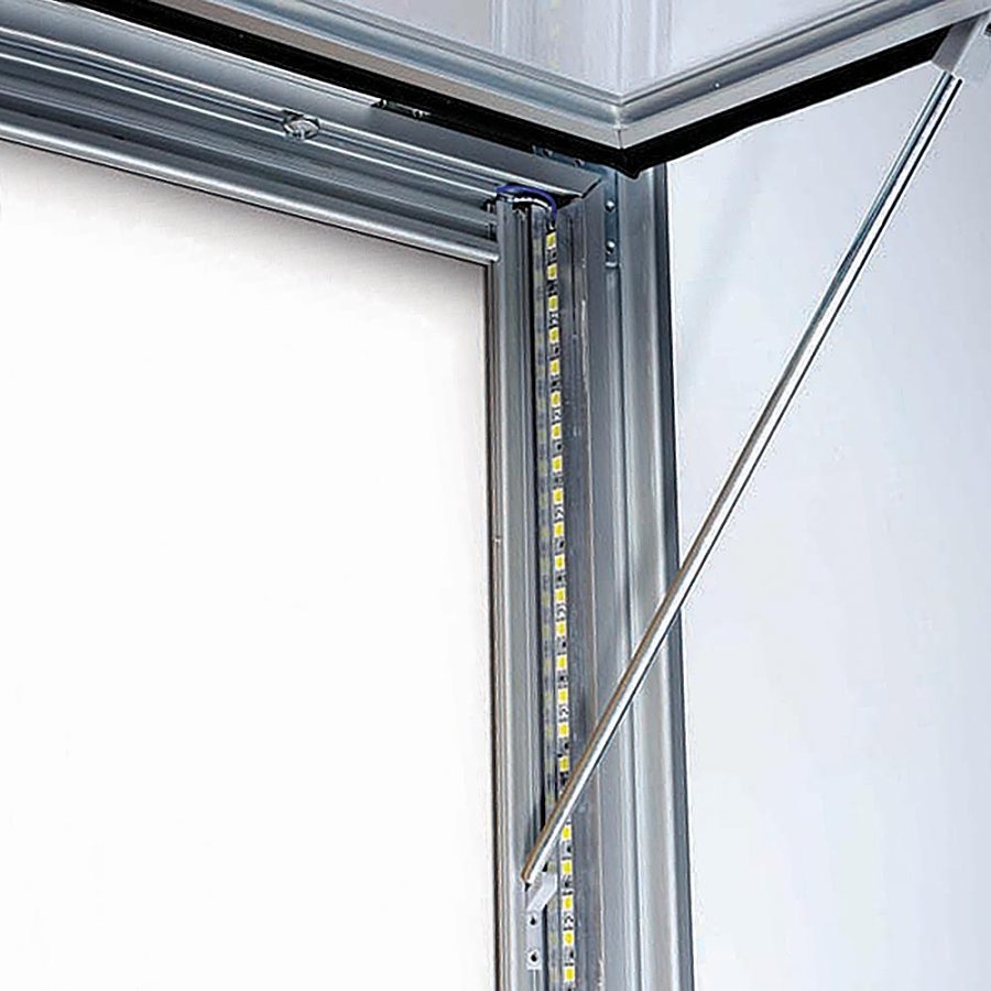 LED Menu Udh&aelig;ngsskab - 6xA4