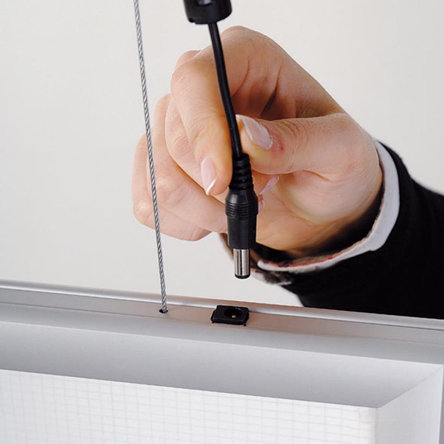 LED Lysramme Dobbeltsidet - 50x70cm Horisontal