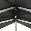 Event Tent Lux, vandt&aelig;t polyester, s&oslash;lv/sort, 2 x 2 m #8