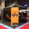 Event Tent Lux, vandt&aelig;t polyester, s&oslash;lv/sort, 2 x 2 m #13