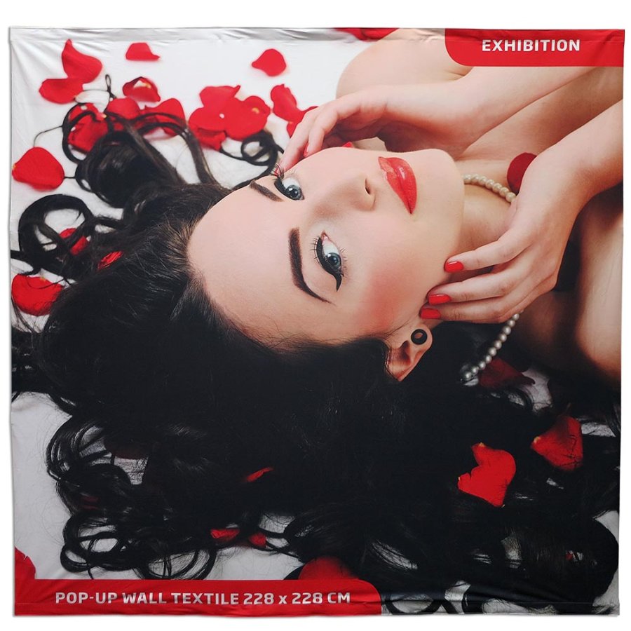 Pop-up Wall Textile Model 3x3 - uden banner