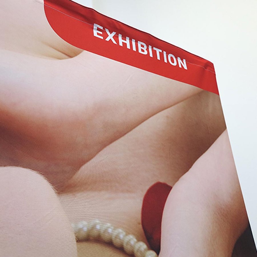 Messev&aelig;g, Pop-up Wall Textile, 3x3, Kun banner med print