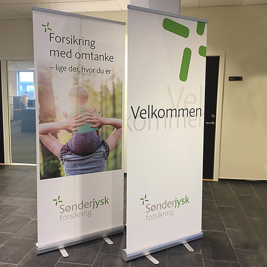 Classic Roll-up enkeltsidet - 80x200 cm - s&oslash;lv
