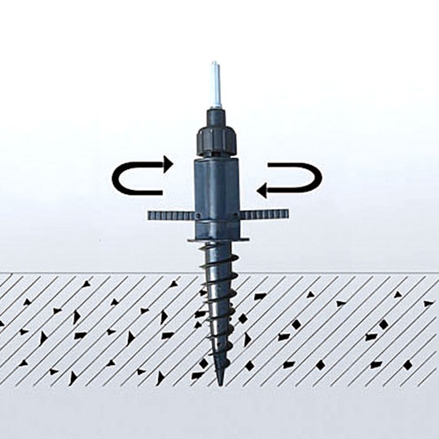 Screw Flag Base, skruefod til beach-flag