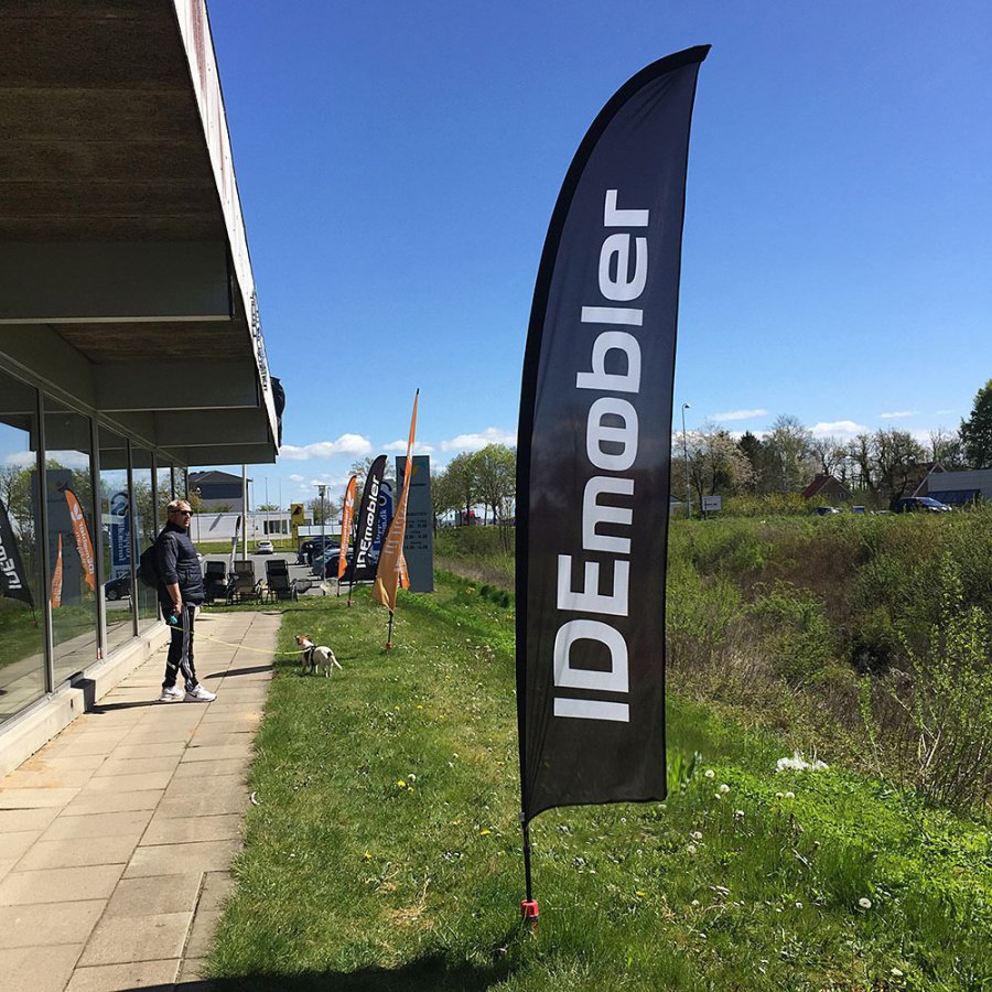 Stang til beachflag, Outdoor Bow Flag, Large