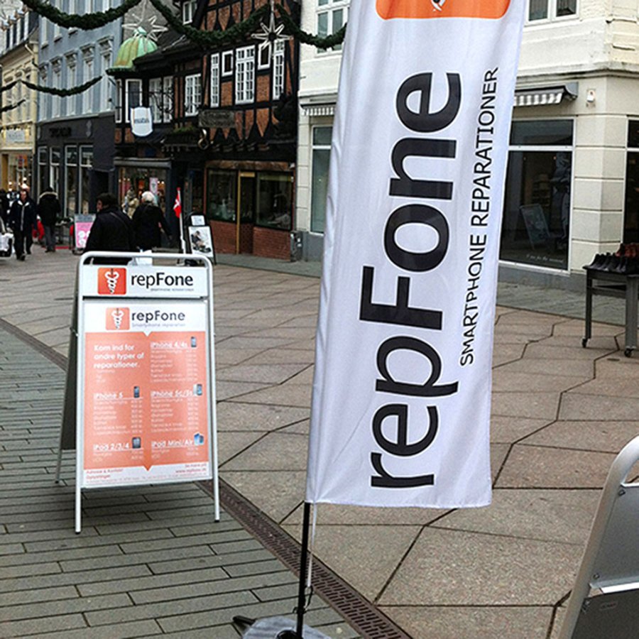 Stang til beachflag, Outdoor Bow Flag, Large