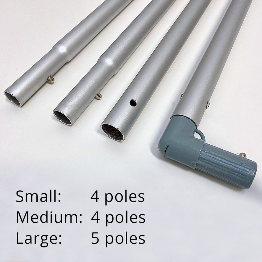 Beachflag, Outdoor Square Flag, Small, stangsystem