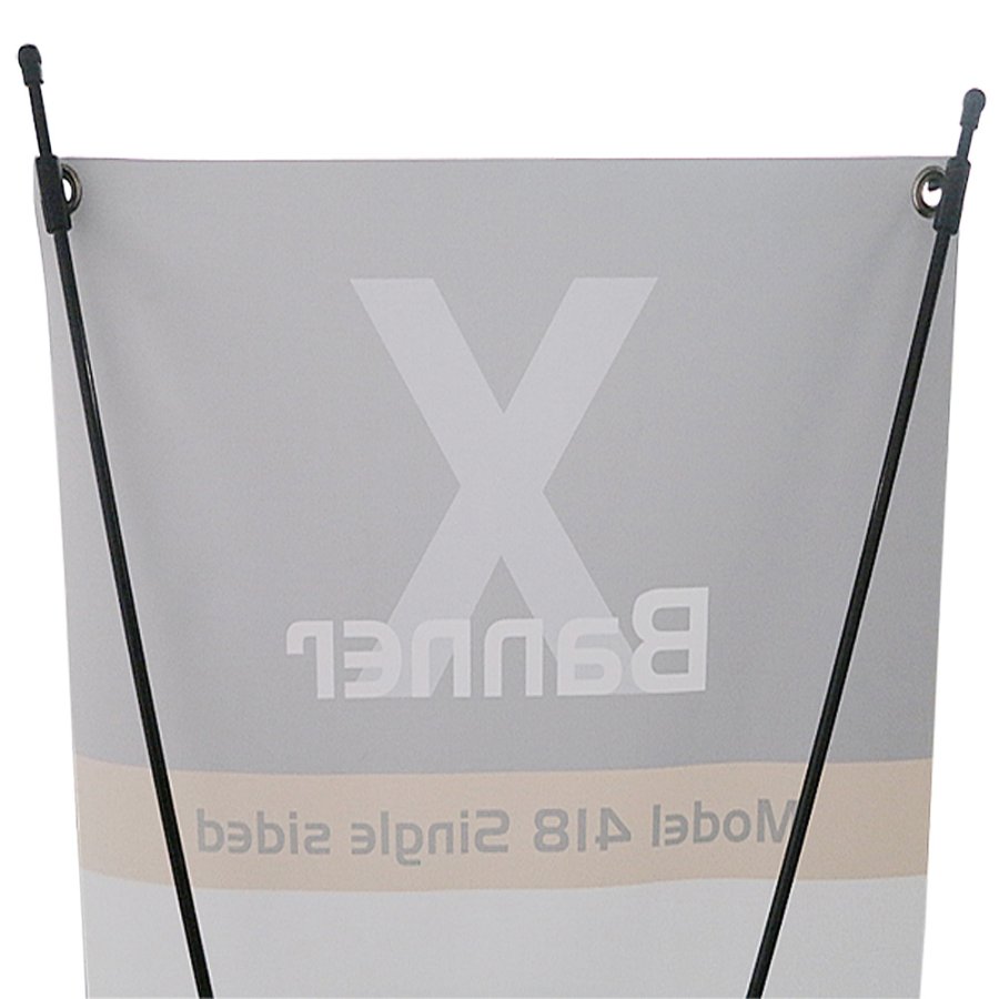 X-Banner 55x150cm  uden banner og print - Sort