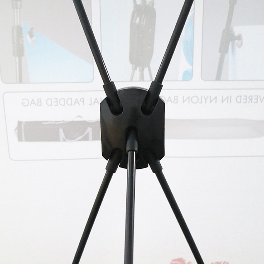 X-Banner 55x150cm  uden banner og print - Sort