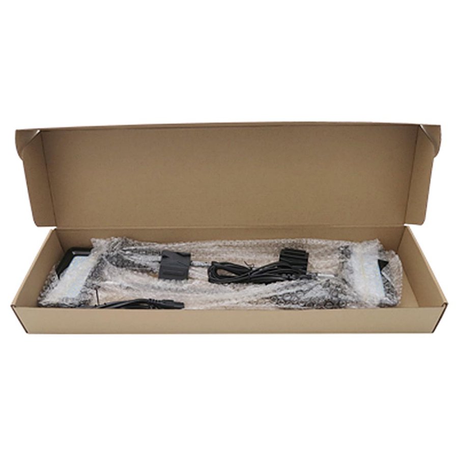 LED Spot 15W, sort, 2 stk. / s&aelig;t