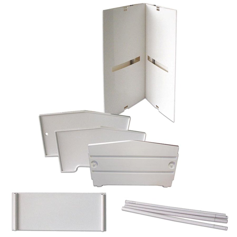 Basic Messe Disk Hvid, med taske