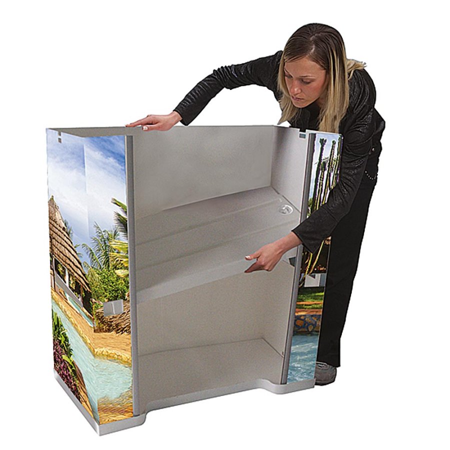 Basic Messe Disk Hvid, med taske