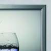 Klikramme med 20mm aluminium fladprofil, s&oslash;lv - 50x70 cm #2