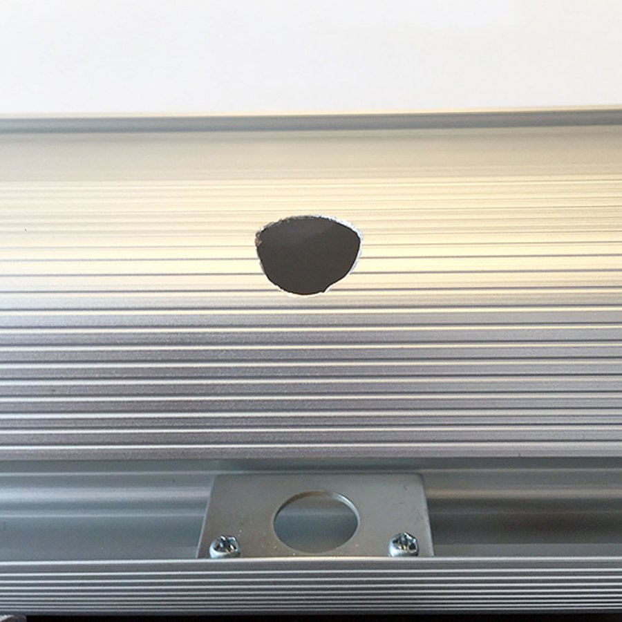 Budget Roll-up kassette, enkeltsidet, alu/s&oslash;lv, 80 cm