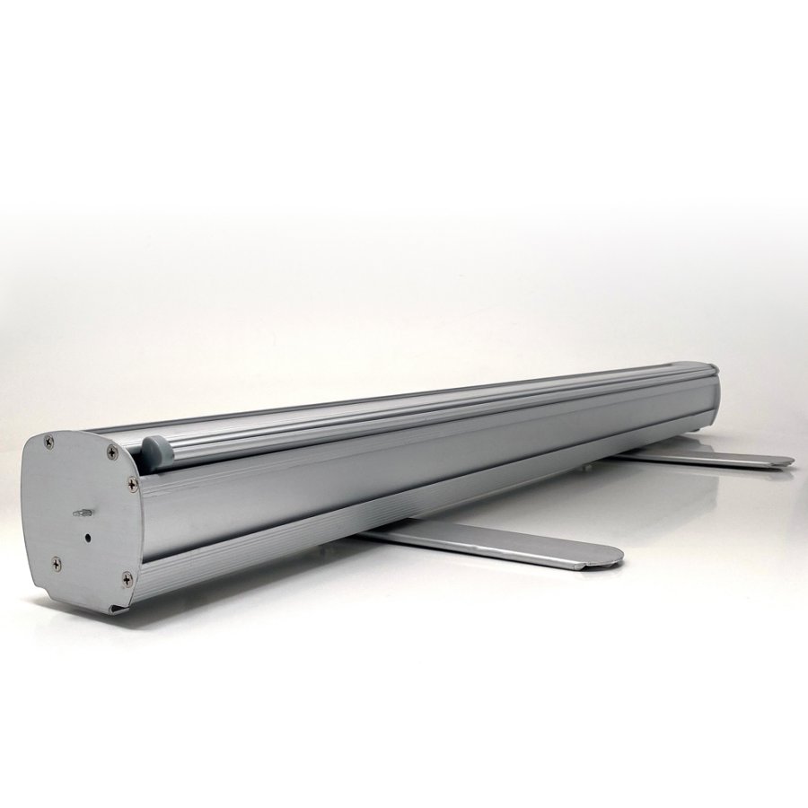 Basic Roll-up kassette, enkeltsidet, alu/s&oslash;lv, 100 cm