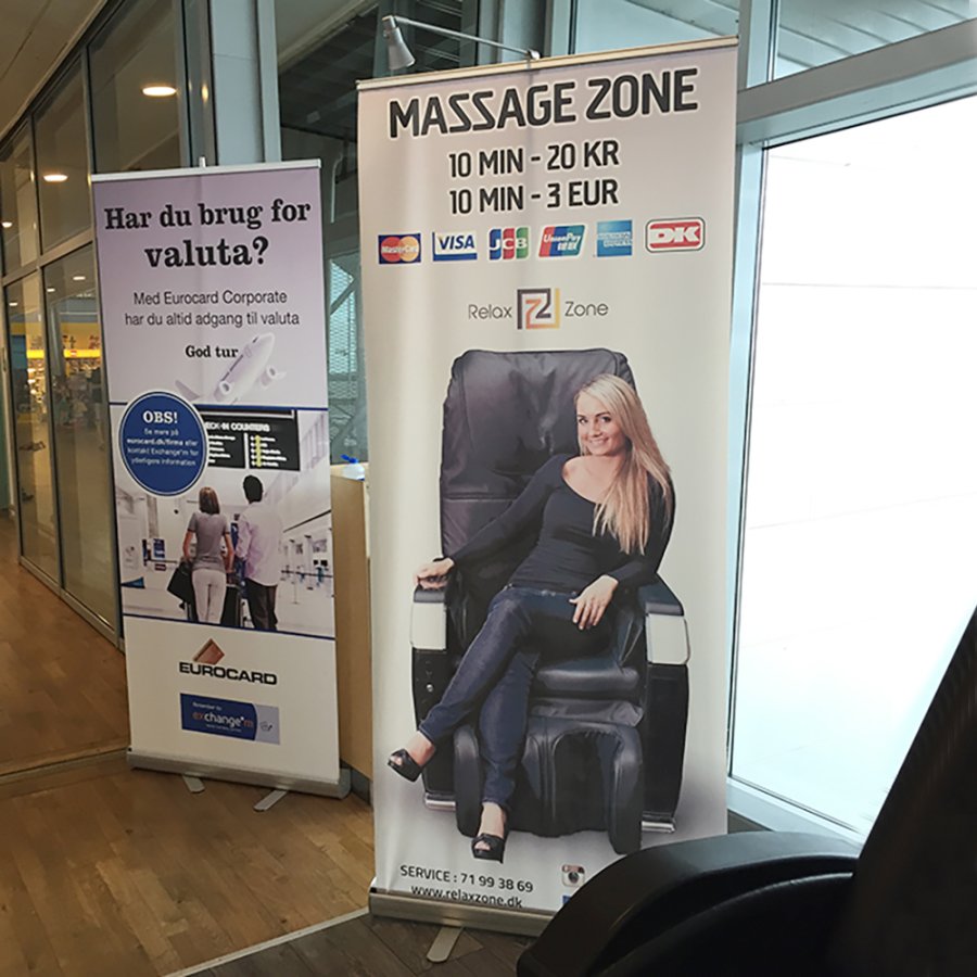 Basic Roll-up kassette, enkeltsidet, alu/s&oslash;lv, 85 cm