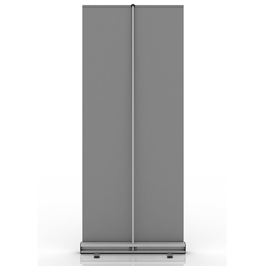 Standard Roll-up kassette, enkeltsidet, alu/s&oslash;lv, 85 cm, inkl. taske