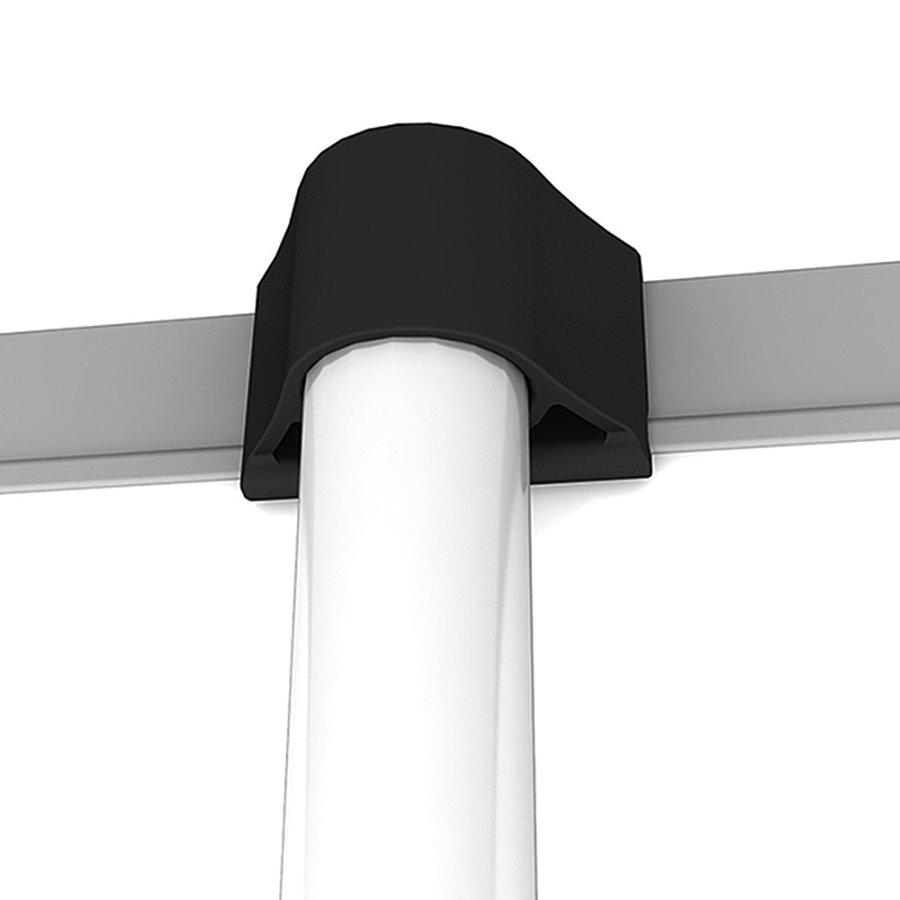 Standard Roll-up kassette, enkeltsidet, alu/s&oslash;lv, 85 cm, inkl. taske