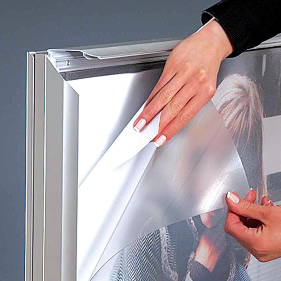 Wind-Sign Waterbase Gadeskilt - A0 - s&oslash;lv