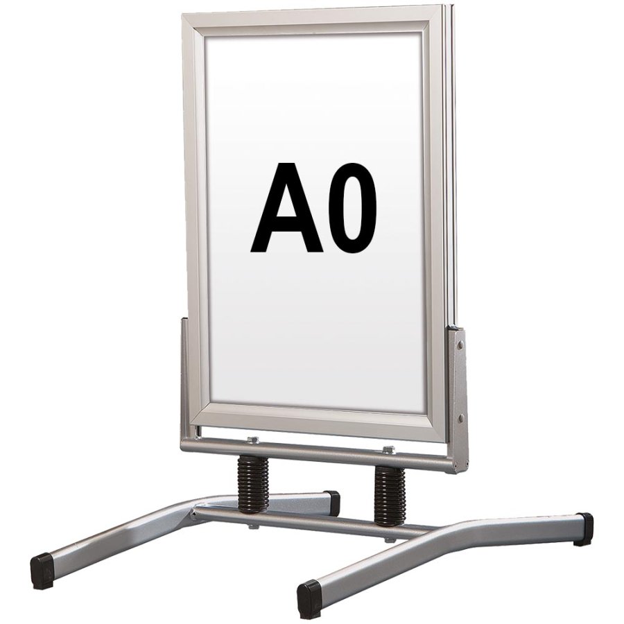 Wind-Line Lux Gadeskilt - A0 - s&oslash;lv