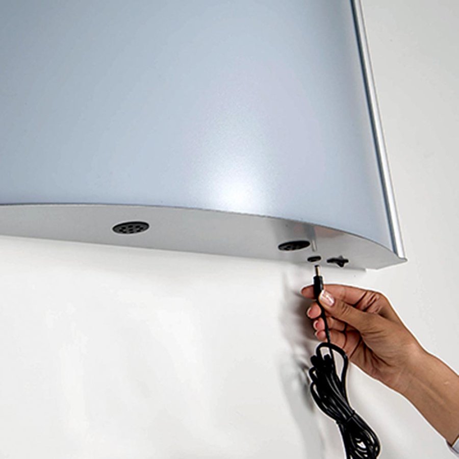 LED Convex Lysramme Enkeltsidet - A1