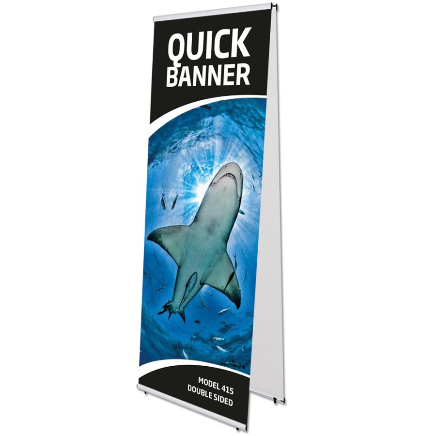 Quick Banner Dobbeltsidet uden banner og print- 60x200cm
