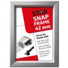 Klikramme med 42mm aluminium Security Frame profil, s&oslash;lv - A0 #8
