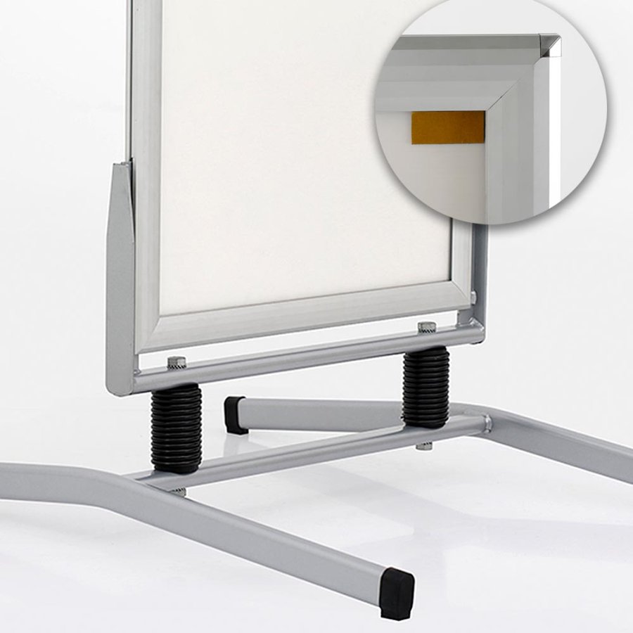 Wind-Line Basic Gadeskilt - 50x70 cm - s&oslash;lv