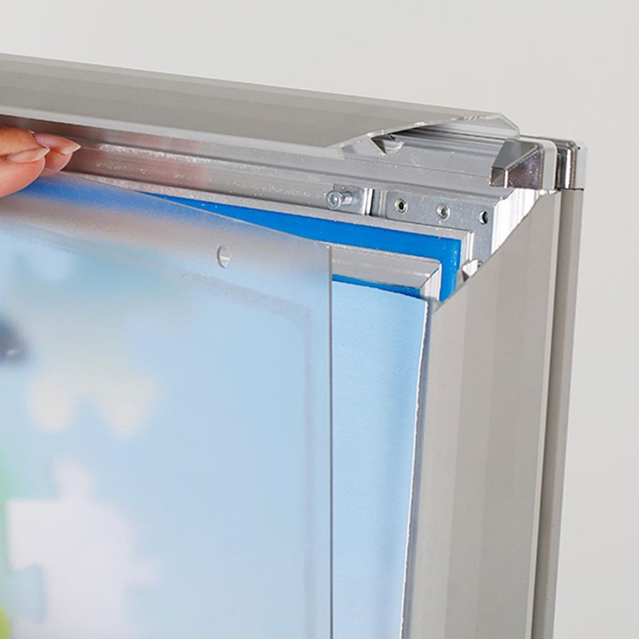 Wind-Line Basic Gadeskilt - 50x70 cm - s&oslash;lv