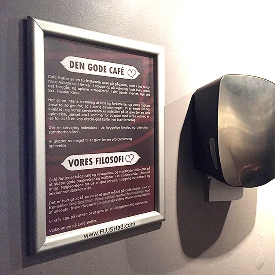 Klikramme med 32mm aluminium fladprofil, s&oslash;lv - A4