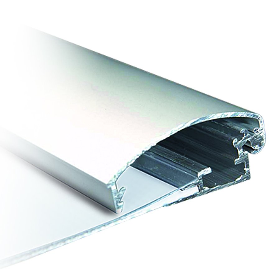Klikramme med 45mm aluminium profil, s&oslash;lv - 100x200 cm