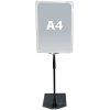 Flex Stander med hvid plastramme, A4 #1