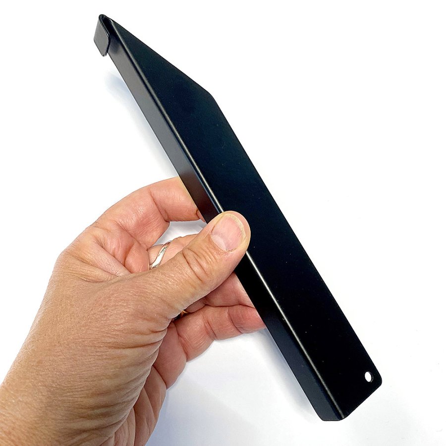 Design Stand brochureholder i st&aring;l  A4/M65 med 6/12 rum, sort