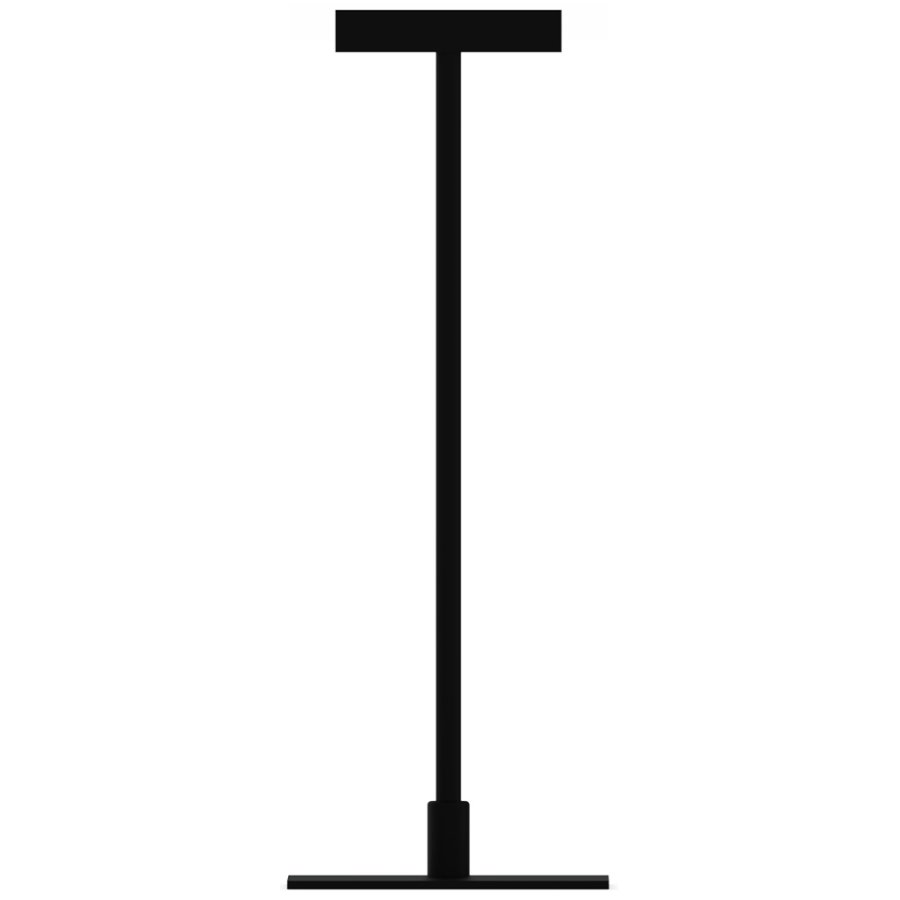 Design Stand, bord skilt med akrylholder vertikal A4, sort